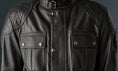 Load image into Gallery viewer, Belstaff Belstaff BELSTAFF BROOKLANDS LEATHER MOTORCYCLE JACKET - ANTIQUE BLACK
