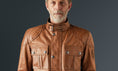 Load image into Gallery viewer, Belstaff Belstaff BELSTAFF BROOKLANDS LEATHER MOTORCYCLE JACKET - BURNT CUERO