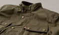 Load image into Gallery viewer, Belstaff Belstaff BELSTAFF CROSBY WAXED COTTON MOTORCYCLE JACKET - FOREST GREEN
