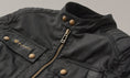 Load image into Gallery viewer, Belstaff Belstaff BELSTAFF ROBERTS WAXED COTTON VENTED MOTORCYCLE JACKET - BLACK