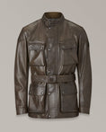 Load image into Gallery viewer, Belstaff Belstaff BELSTAFF TRIALMASTER HAND WAXED LEATHER MOTORCYCLE JACKET - DARK OLIVE