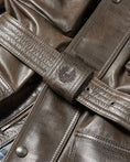 Load image into Gallery viewer, Belstaff Belstaff BELSTAFF TRIALMASTER HAND WAXED LEATHER MOTORCYCLE JACKET - DARK OLIVE