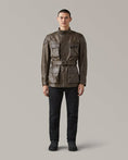 Load image into Gallery viewer, Belstaff Belstaff BELSTAFF TRIALMASTER HAND WAXED LEATHER MOTORCYCLE JACKET - DARK OLIVE