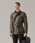 Load image into Gallery viewer, Belstaff Belstaff BELSTAFF TRIALMASTER HAND WAXED LEATHER MOTORCYCLE JACKET - DARK OLIVE