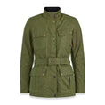 Load image into Gallery viewer, Belstaff Belstaff BELSTAFF WOMENS TRIALMASTER WAXED COTTON JACKET - FOREST GREEN