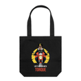 Load image into Gallery viewer, Biker Torque Accessories Black Lifes Better With Torque Full Tote Bag