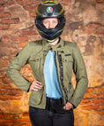 Load image into Gallery viewer, Biker Torque Australia Brand: Ixon Medium IXON EXHAUST WOMENS TEXTILE JACKET - KHAKI