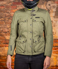 Load image into Gallery viewer, Biker Torque Australia Brand: Ixon Medium IXON EXHAUST WOMENS TEXTILE JACKET - KHAKI