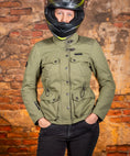 Load image into Gallery viewer, Biker Torque Australia Brand: Ixon Medium IXON EXHAUST WOMENS TEXTILE JACKET - KHAKI
