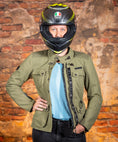 Load image into Gallery viewer, Biker Torque Australia Brand: Ixon Medium IXON EXHAUST WOMENS TEXTILE JACKET - KHAKI