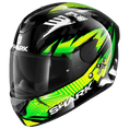 Load image into Gallery viewer, Biker Torque Australia BRAND: Shark SHARK D SKWAL 2 PENXA BLACK/GREEN/YELLOW HELMET