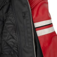 Load image into Gallery viewer, Biker Torque Segura Segura Romeo Mens Leather Motorcycle Jacket - Black / Red