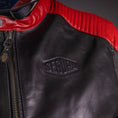Load image into Gallery viewer, Biker Torque Segura Segura Romeo Mens Leather Motorcycle Jacket - Black / Red