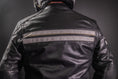 Load image into Gallery viewer, Biker Torque Segura Segura Romeo Mens Leather Motorcycle Jacket - Black / White