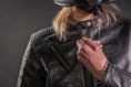 Load image into Gallery viewer, Biker Torque Segura Segura Romeo Mens Leather Motorcycle Jacket - Black / White