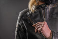 Load image into Gallery viewer, Biker Torque Segura Segura Romeo Mens Leather Motorcycle Jacket - Black / White