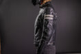 Load image into Gallery viewer, Biker Torque Segura Segura Romeo Mens Leather Motorcycle Jacket - Black / White