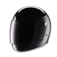 Load image into Gallery viewer, Eldorado Helmut ELDORADO E70 RETRO GLOSS BLACK HELMET