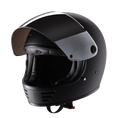Load image into Gallery viewer, Eldorado Helmut ELDORADO E70 RETRO MATT BLACK HELMET
