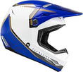 Load image into Gallery viewer, Fly Racing Helmut Large FLY RACING KINETIC VISION WHITE/BLUE ADULT MOTOCROSS HELMET