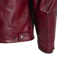 Load image into Gallery viewer, Helstons HELSTONS HELSTONS CHEVY LEATHER JACKET BORDEAUX