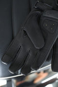 Load image into Gallery viewer, Helstons HELSTONS HELSTONS MORA SUMMER LEATHER MOTORCYCLE GLOVE - BLACK/WHITE/GREY