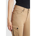 Load image into Gallery viewer, Pando Moto Pando Moto PANDO MOTO MILA CARGO WOMEN'S JEANS - BEIGE