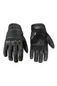 Load image into Gallery viewer, Pando Moto Pando Moto PANDO MOTO ONYX BLACK 02 LEATHER MOTRCYCLE GLOVES