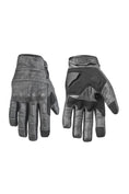 Load image into Gallery viewer, Pando Moto Pando Moto Small PANDO MOTO ONYX GREY LEATHER MOTRCYCLE GLOVES