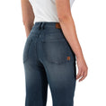 Load image into Gallery viewer, Rokker Rokker ROKKER ROKKERTECH MOTORCYCLE RIDING JEAN LADY MID WAIST STRAIGHT BLUE
