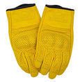 Load image into Gallery viewer, Rokker Rokker ROKKER TUCSON PERFORATED MOTORCYCLE GLOVE NATURAL YELLOW