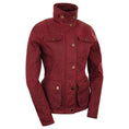Load image into Gallery viewer, Rokker Rokker ROKKER WAX COTTON WOMEN MOTORCYCLE JACKET - RED