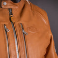 Load image into Gallery viewer, Segura Apparel Segura Orion Mens Leather Motorcycle Jacket - Camel
