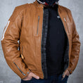 Load image into Gallery viewer, Segura Apparel Segura Orion Mens Leather Motorcycle Jacket - Camel