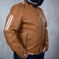 Load image into Gallery viewer, Segura Apparel Segura Orion Mens Leather Motorcycle Jacket - Camel