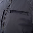 Load image into Gallery viewer, Close up of Segura SEGURA ETERNAL MOTORCYCLE JACKET GREY