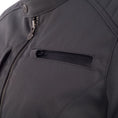 Load image into Gallery viewer, close up of Segura SEGURA ETERNAL WOMENS MOTORCYCLE JACKET GREY
