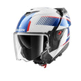 Load image into Gallery viewer, Shark Helmut Large SHARK OXO SIKTER WHITE/CHROME/BLUE HELMET (Size: LARGE)
