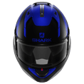 Load image into Gallery viewer, Shark Helmut Medium SHARK EVO ES KEDJE MATT BLUE/BLACK FLIP UP MODULAR HELMET (Size: MEDIUM)