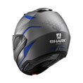 Load image into Gallery viewer, Shark Helmut Medium SHARK EVO ES YARI MATT ANTHARCITE/BLUE/SILVER HELMET (Size: MEDIUM)