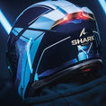Load image into Gallery viewer, Shark Helmut SHARK SKWAL I3 SP MATT BLACK HELMET WITH LED BRAKE LIGHTS SYSTEM