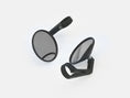Load image into Gallery viewer, TEC Bike Parts Hard Parts TEC Clamp-On CNC Round Bar End Mirrors for Triumph Scrambler XE and XC