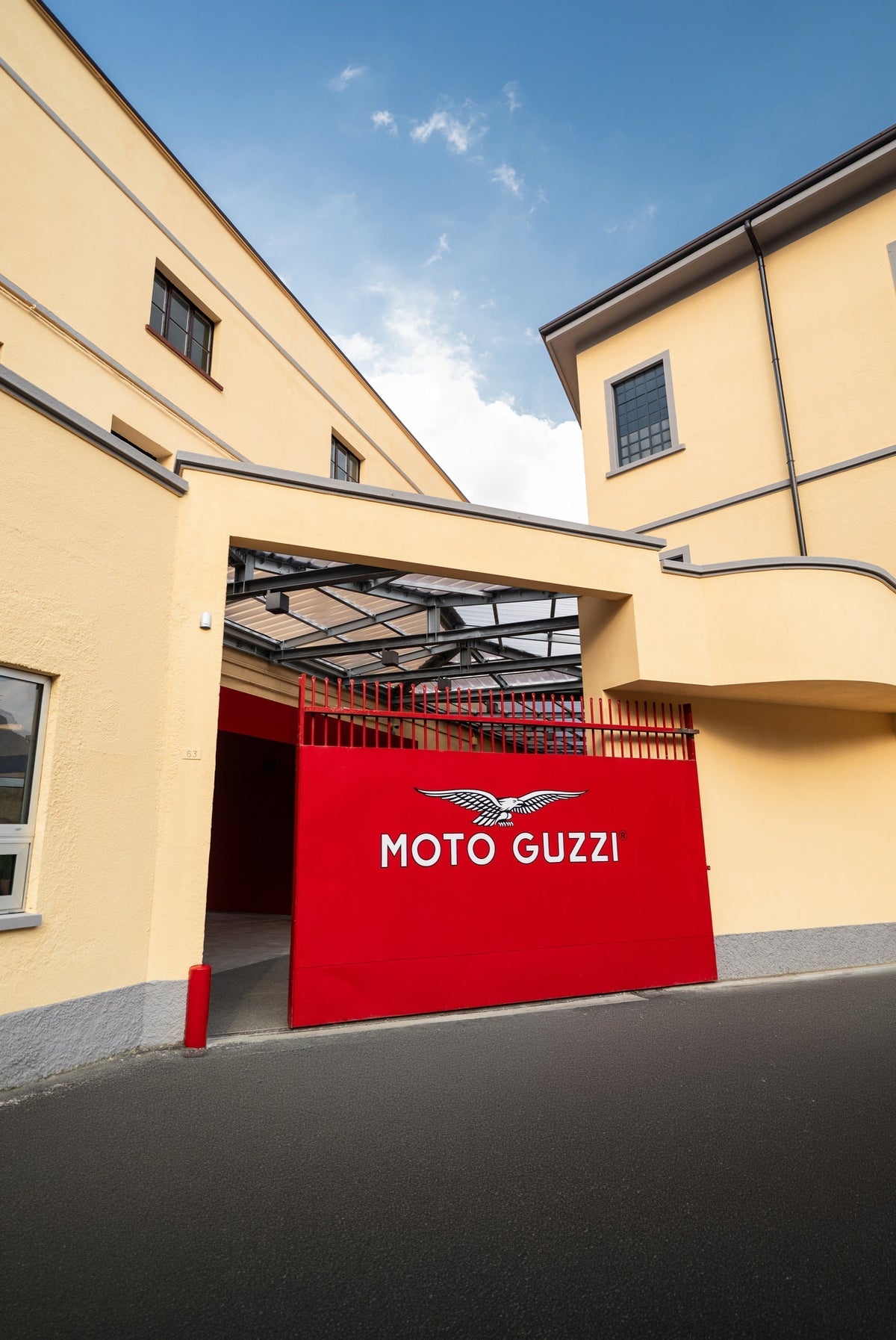 Moto Guzzi Factory doors