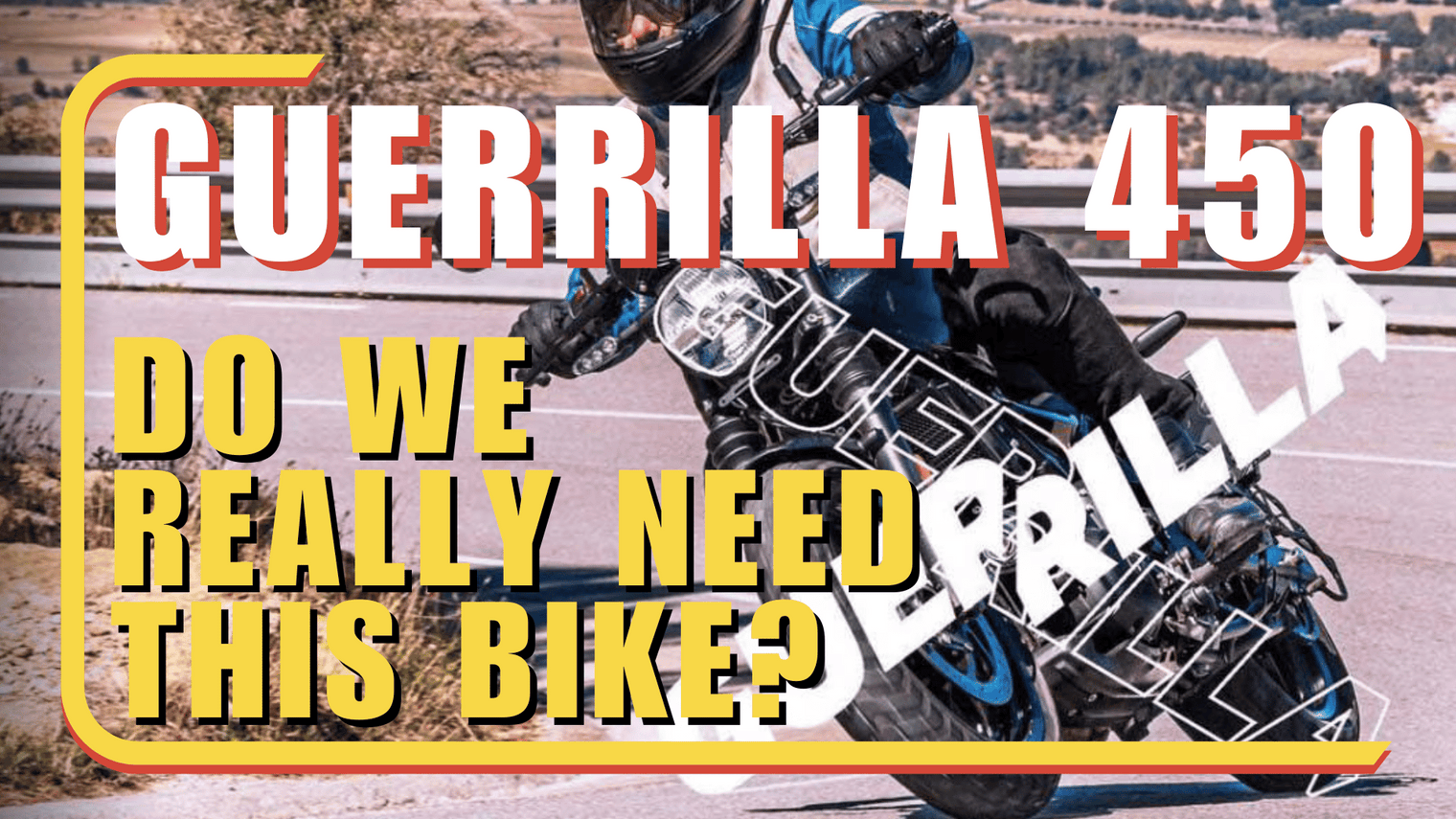 Royal Enfield Guerrilla 450 about to be released