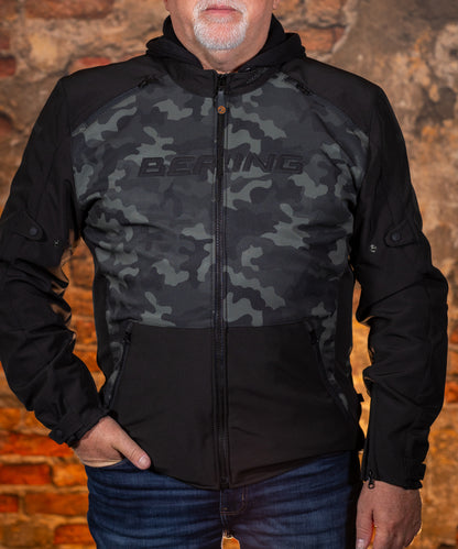 Bering Drift Motorcycle Jacket Black / Camo