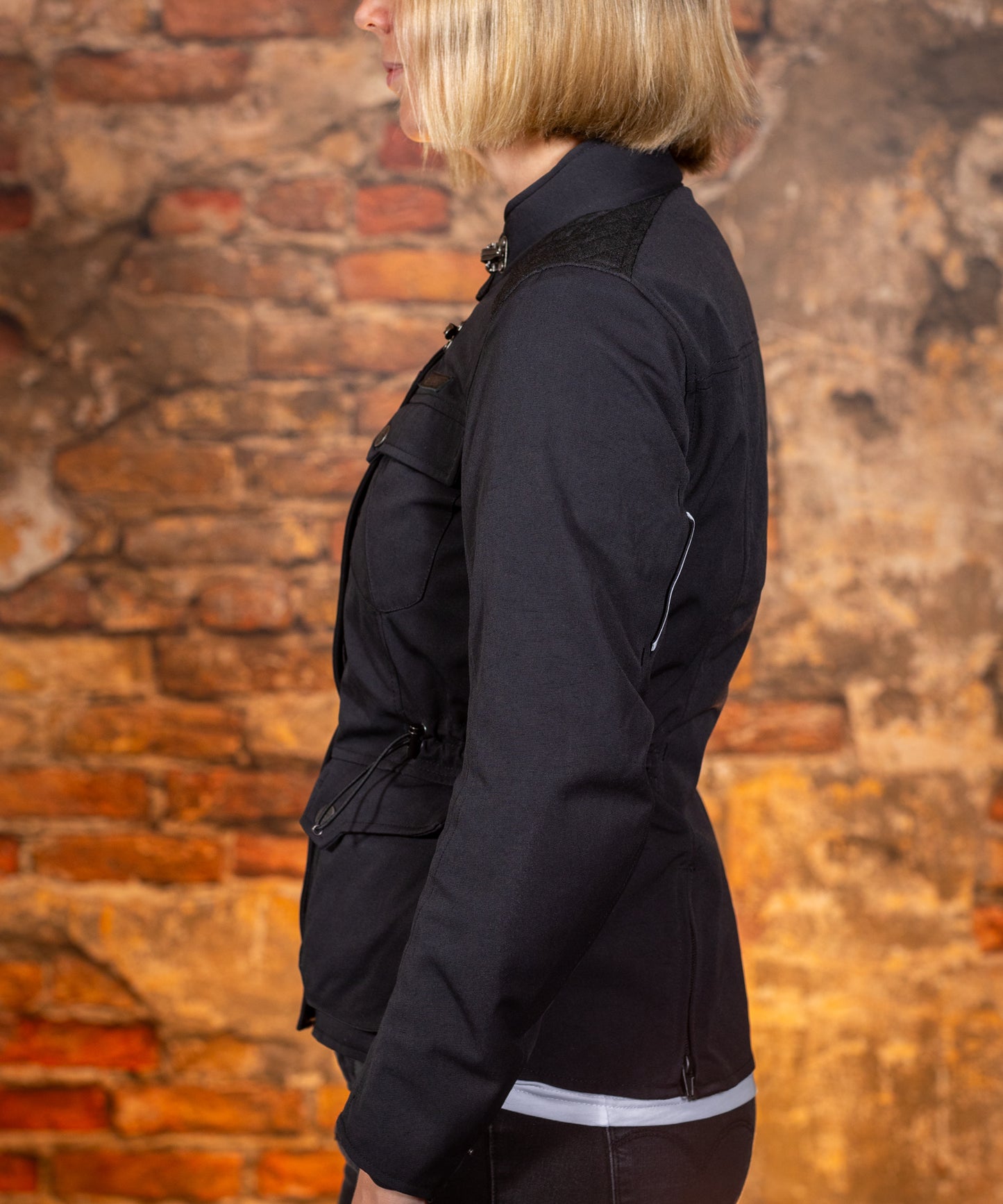 IXON EXHAUST WOMENS TEXTILE JACKET - BLACK