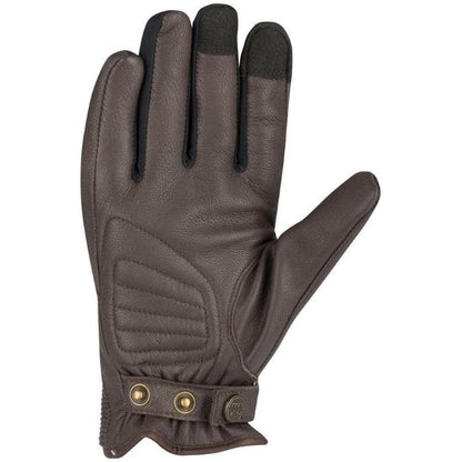 SEGURA SWAN LEATHER GLOVES - BROWN