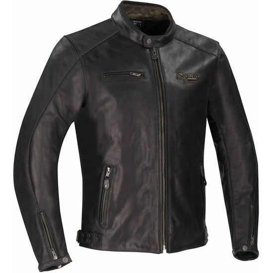 SEGURA 🇫🇷 CHESTER MOTORCYCLE LEATHER JACKET BLACK