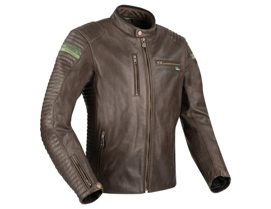 SEGURA COBRA MOTORCYCLE JACKET BROWN - CE Level AAA Rated