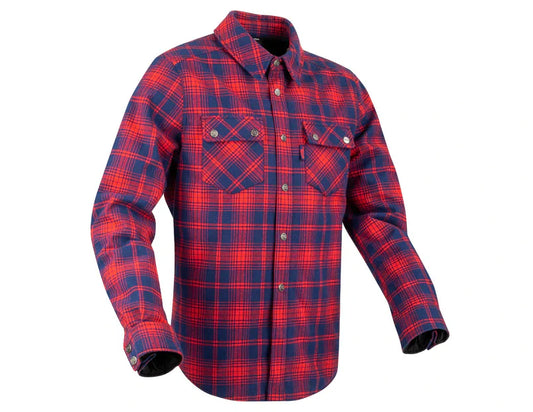 SEGURA SIERRA MOTORCYCLE SHIRT BLUE/RED